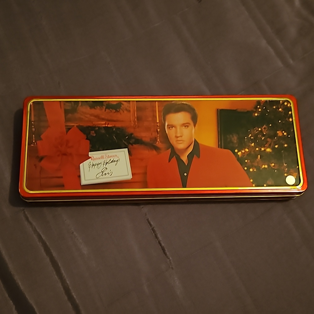 1998 Russell Stove Elvis Holiday Tin